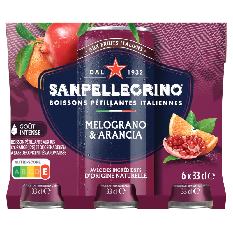 S. Pellegrino Melograno & arancia 6-pack