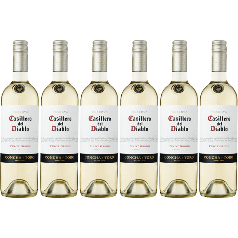 Een afbeelding van Casillero del Diablo Pinot grigio reserva 6 flessen