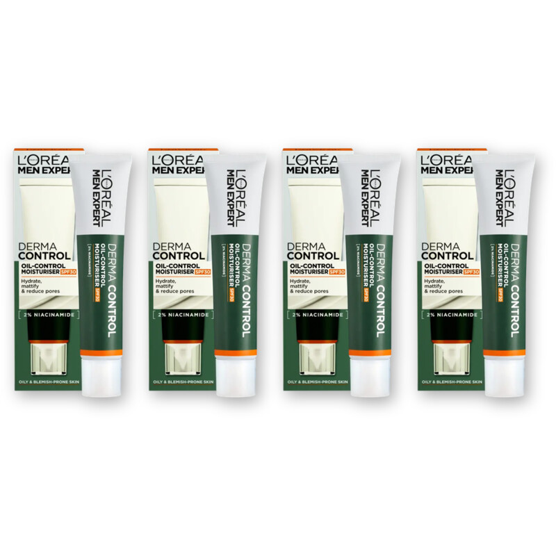 L'Oréal Men expert derma oil-control spf30 4-pck