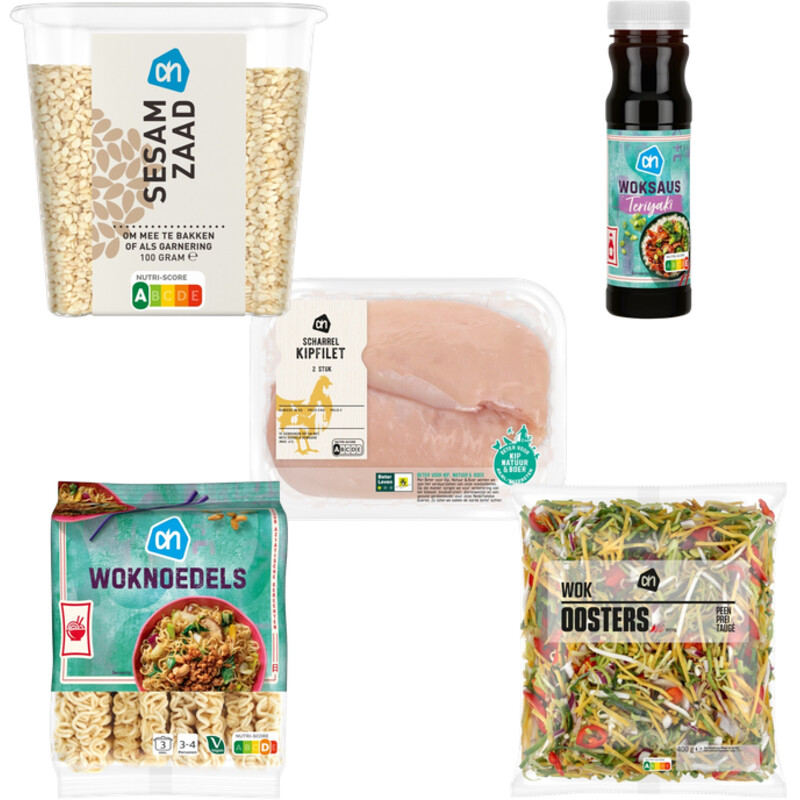Een afbeelding van AH Wok Noedels Pakket