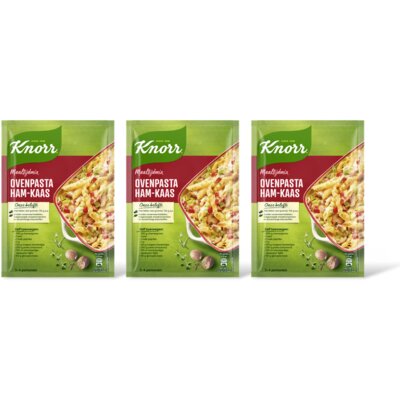 pdp-image-Knorr Maaltijdmix ovenpasta ham-kaas 3-pack