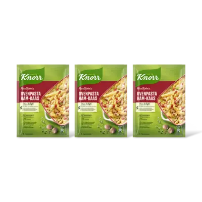 pdp-image-Knorr Maaltijdmix ovenpasta ham-kaas 3-pack