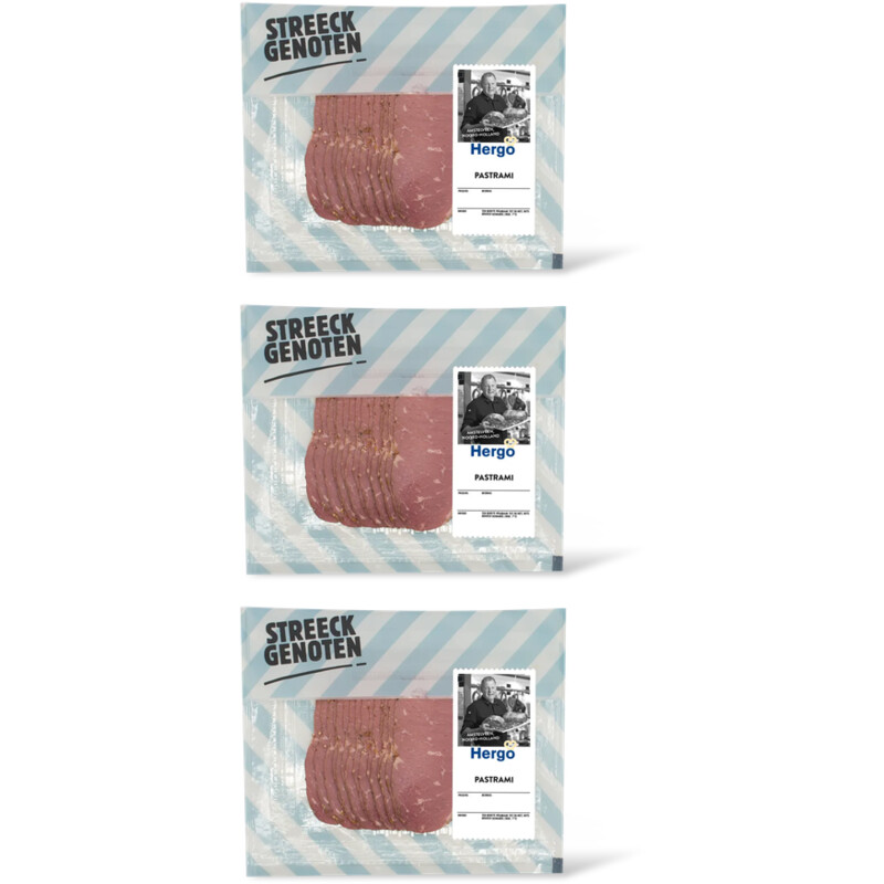 Streeckgenoten Pastrami 3-pack
