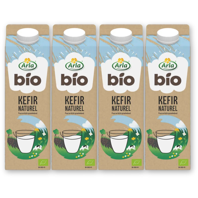 Arla Biologisch kefir naturel 4-pack