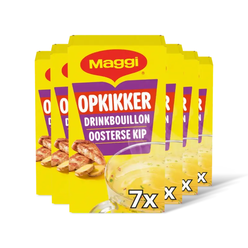 Maggi Opkikker drinkbouillon oosterse kip 6-pk