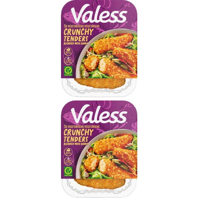 Een afbeelding van Valess Vega Crunchy Tenders Gouda 2-pack