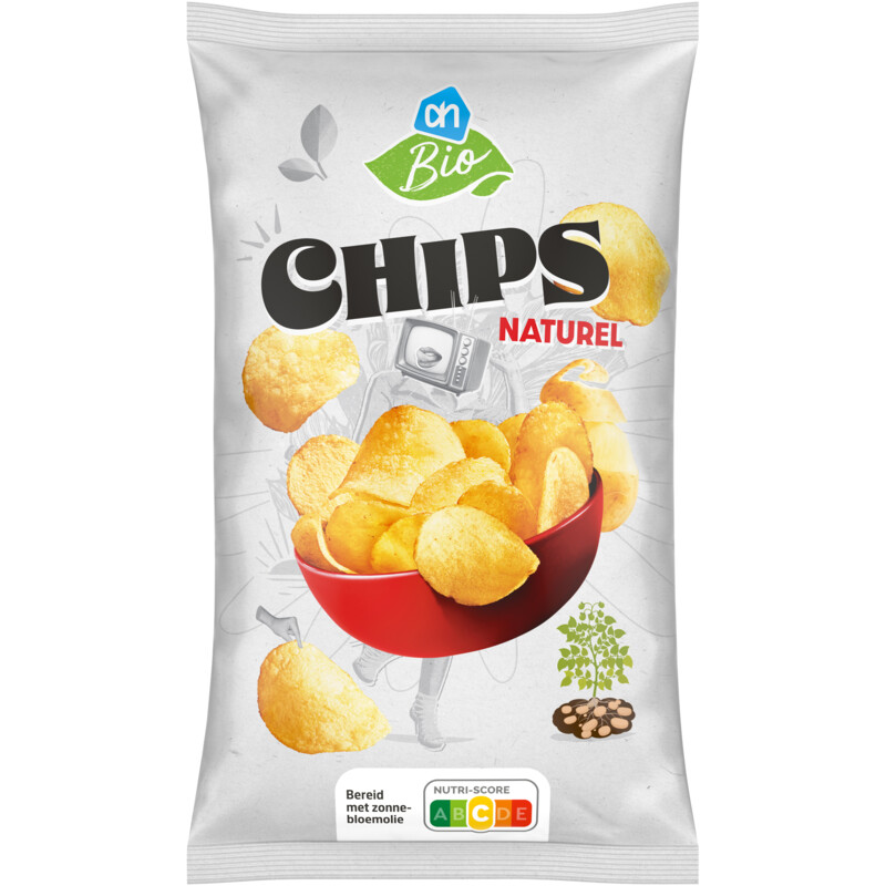Een afbeelding van AH Biologisch Chips naturel
