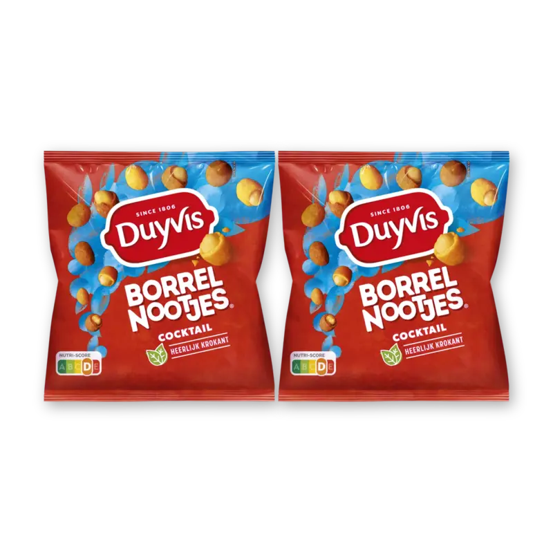 Duyvis Borrelnootjes cocktail 2-pack