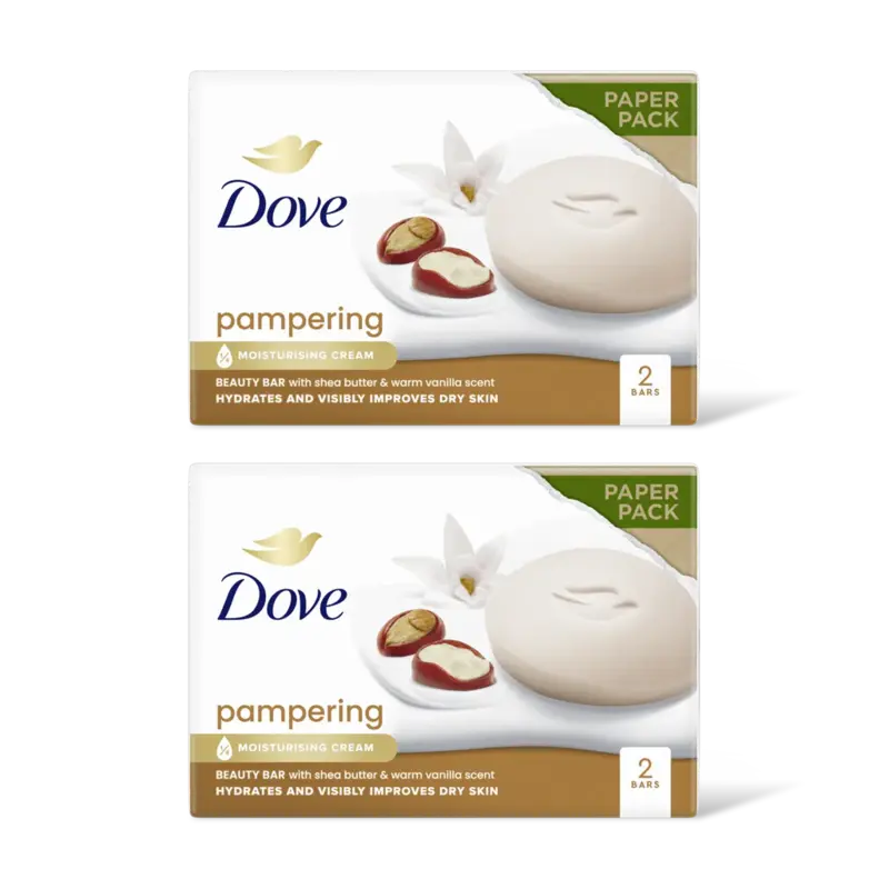 Dove Pampering beauty cream bar 2-pack