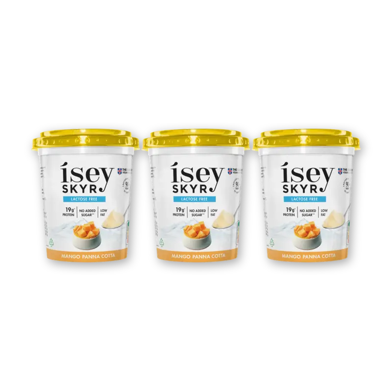 Isey Skyr mango panna cotta 3-pack