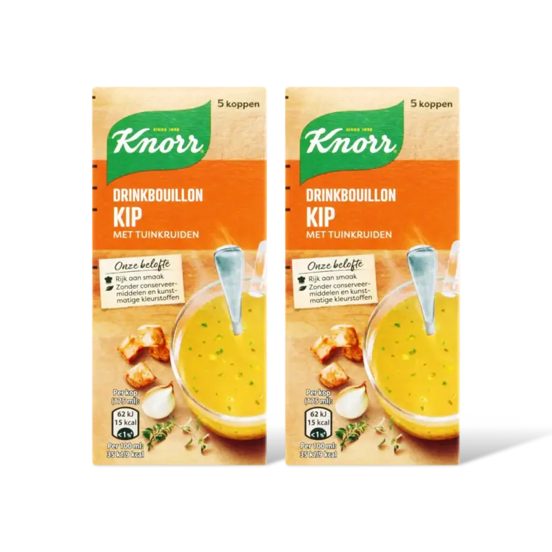 Drinkbouillon kip 2-pack