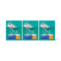 Purina ONE Senior rijk aan kip 3-pack