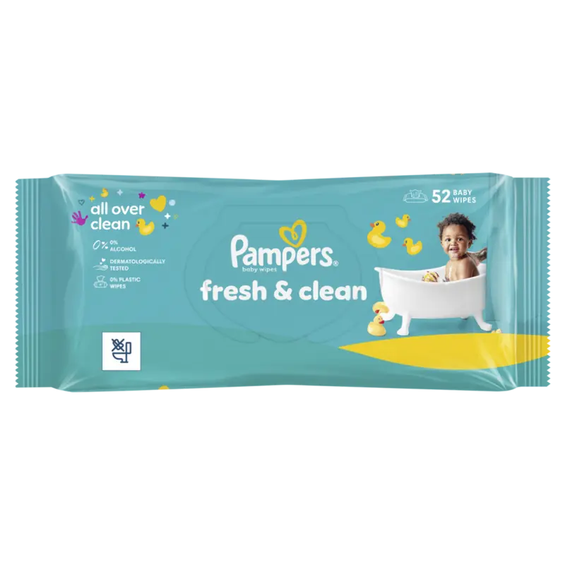 Fresh Clean Babydoekjes, 52 Doekjes