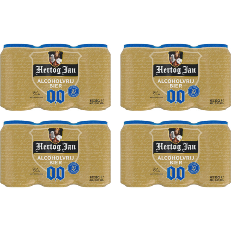 Een afbeelding van Hertog Jan 0.0 Alcoholvrij bier 24-pack