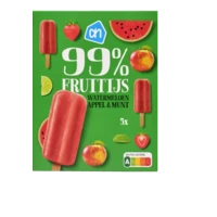 AH 99% fruitijs watermeloen appel munt