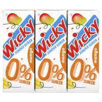 Wicky Mango 0% suiker 6-pack