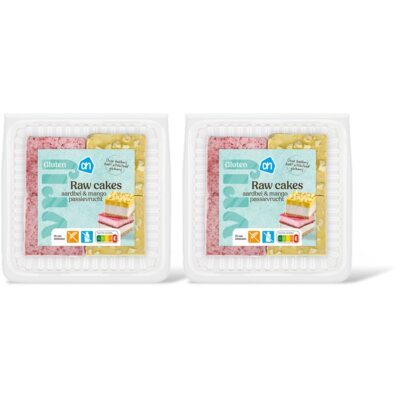 pdp-image-AH Glutenvrij Raw cakes aardbei en passievrucht ma 2pk