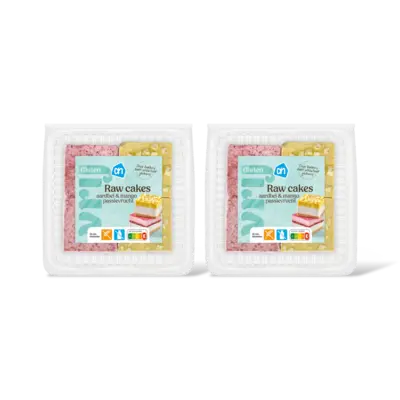 pdp-image-AH Glutenvrij Raw cakes aardbei en passievrucht ma 2pk
