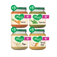 Olvarit Variatiemenu groente & fruit 4m+