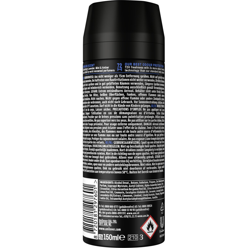 Een afbeelding van Axe Blue lavender deodorant bodyspray