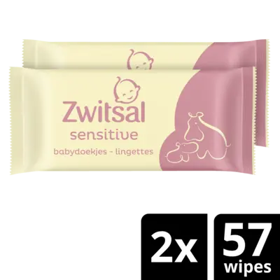 pdp-image-Zwitsal Sensitive billendoekjes 2-pack