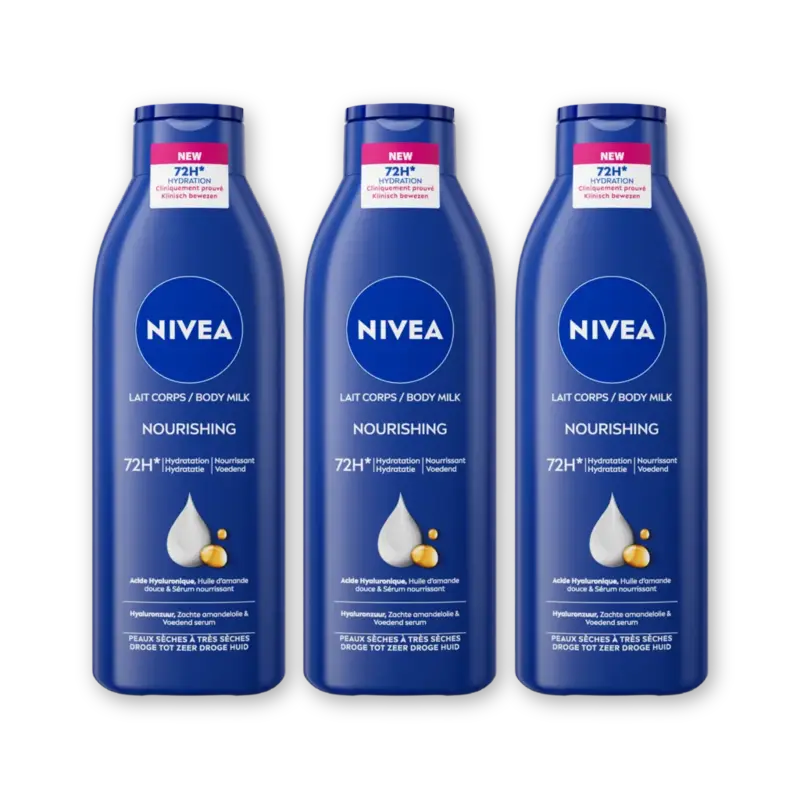 Verzorgende body milk 3-pack