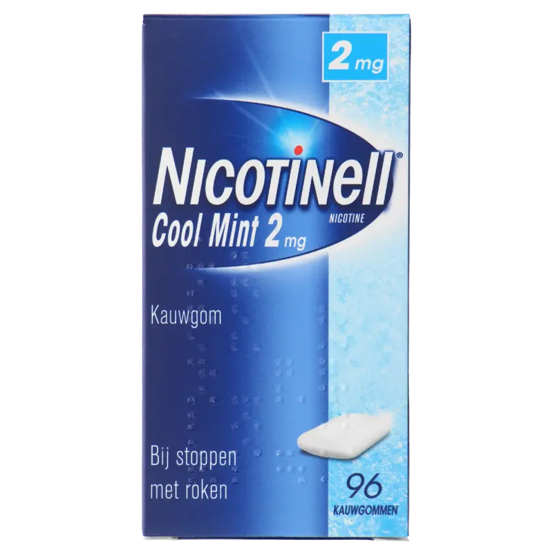 Cool mint 2mg nicotine kauwgom