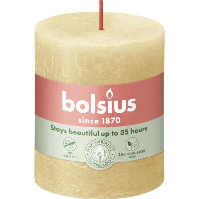pdp-image-Bolsius Rustieke kaars beige 8cm