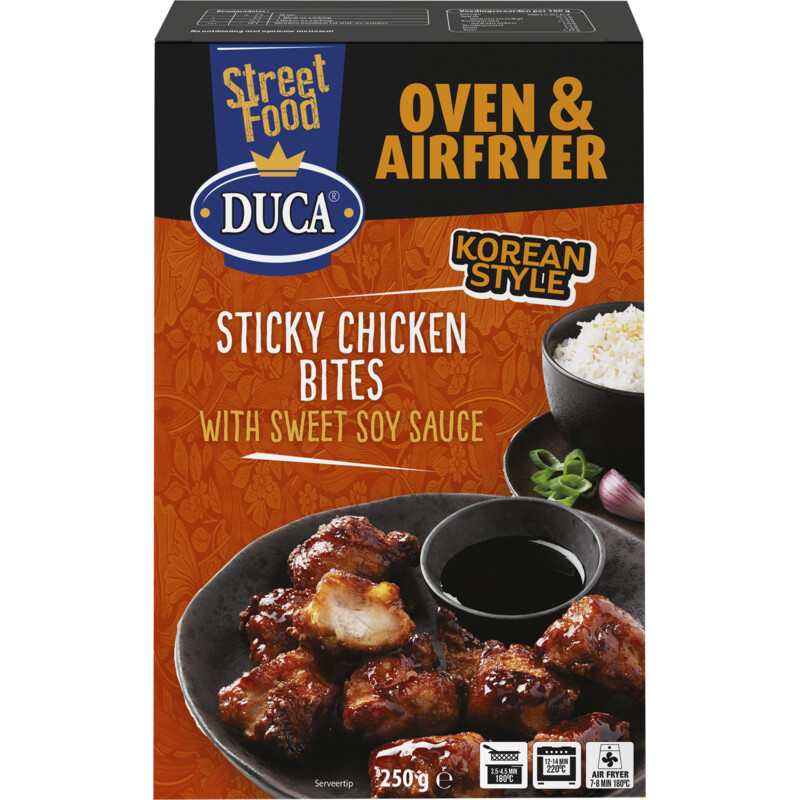 Een afbeelding van Duca Sticky kip bites sweet soy