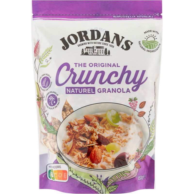 Een afbeelding van Jordans Crunchy naturel granola