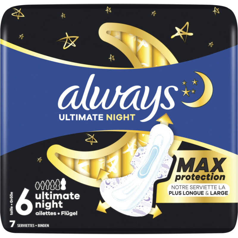 Een afbeelding van Always Ultra ultimate night wings
