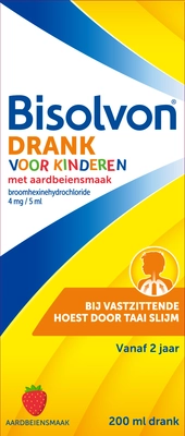 pdp-image-Bisolvon Drank voor kinderen aardbei 200 ml