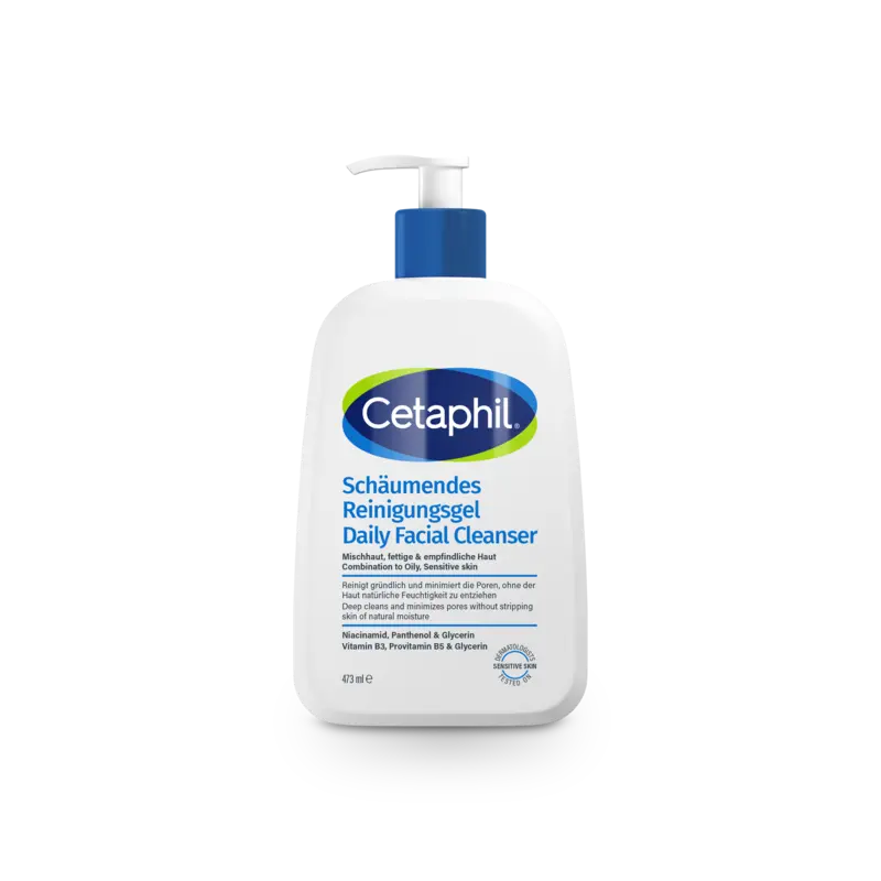 Daily facial cleanser