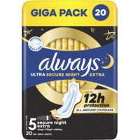 Always Ultra secure night extra wings giga pack