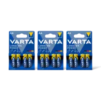 Varta Longlife power AA alkaline batterij 3pk