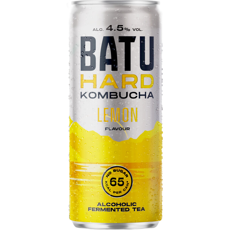 Batu Hard kombucha lemon flavour