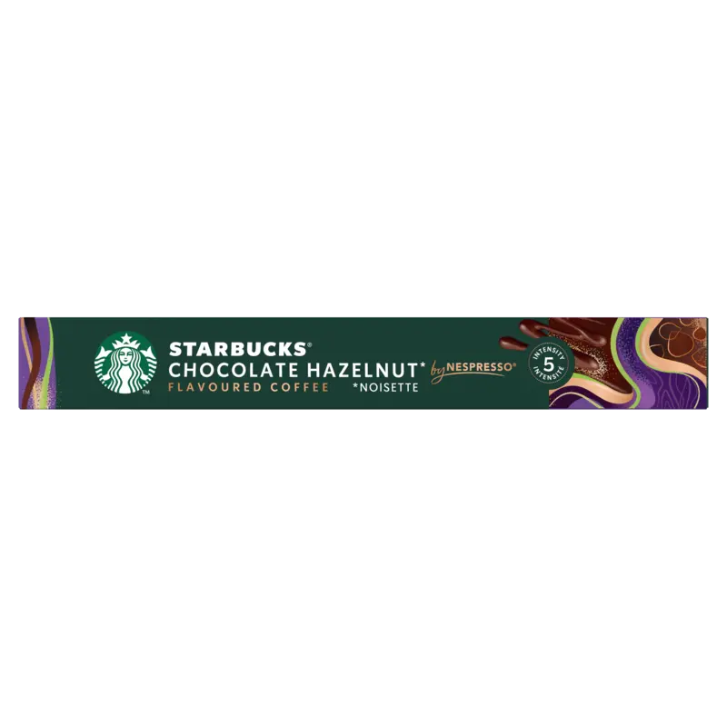 Starbucks Nespresso chocolate hazelnut capsules