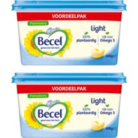 Een afbeelding van Becel Light palmolievrij 600 gram 2-pack