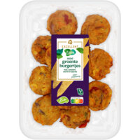 Een afbeelding van AH Excellent Terra mini biologisch groenteburgertjes