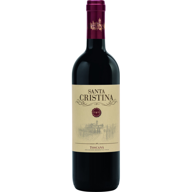Een afbeelding van Antinori Santa cristina toscana rosso