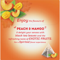 Een afbeelding van Lipton Peach & mango black tea