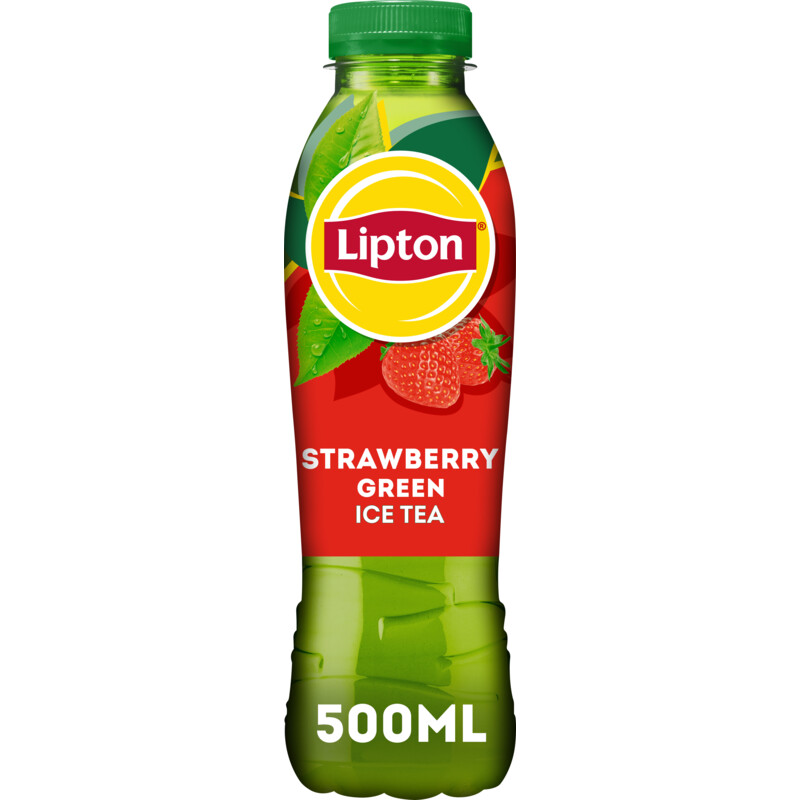 Een afbeelding van Lipton Ice tea green strawberry