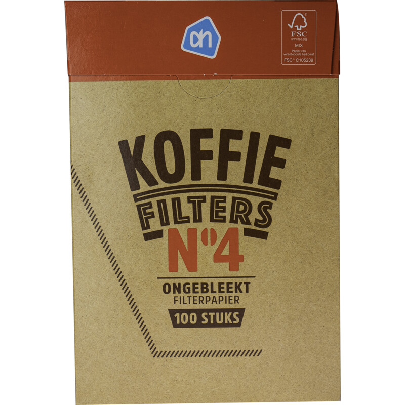 Een afbeelding van AH Koffiefilters no4