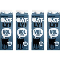 Een afbeelding van Oatly! Haverdrank Vol Gekoeld 1L 4-pack