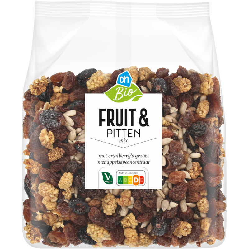 Een afbeelding van AH Biologisch Fruit & pitten mix