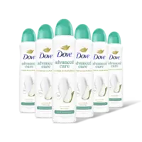 Dove Pear & aloe vera deodorant spray 6-pack