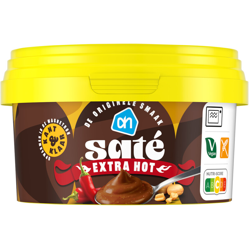 Een afbeelding van AH Sate saus extra hot