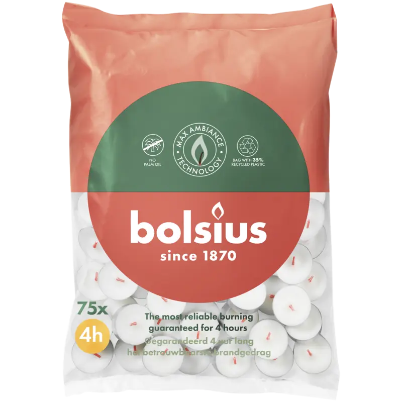 Bolsius Theelicht 4 uur