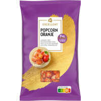 Een afbeelding van AH Excellent Popcorn oranje