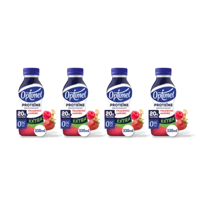 pdp-image-Optimel Proteine extra framboos aardbei 4-pack